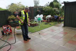 pressure-washing